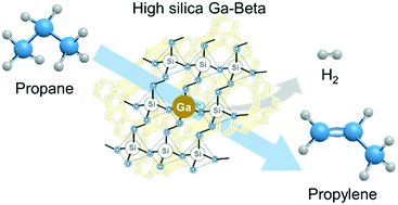 Graphical abstract: Dehydrogenation of propane over high silica *BEA type gallosilicate (Ga-Beta)