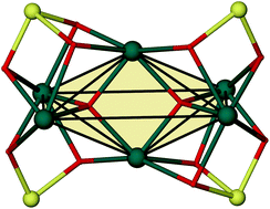 Graphical abstract: A decanuclear [DyIII6ZnII4] cluster: a {ZnII4} rectangle surrounding an octahedral {DyIII6} single molecule magnet