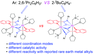 Graphical abstract: Synthesis, characterization, and reactivity of dinuclear organo-rare-earth-metal alkyl complexes supported by 2-amidate-functionalized indolyl ligands: substituent effects on coordination and reactivity