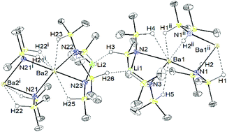 Graphical abstract: Heterobimetallic Ba/Li and Ca/Li amides and diphenylmethanide