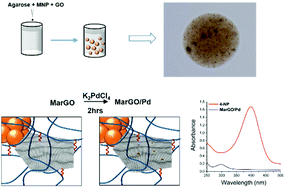 Graphical abstract: Graphene oxide nanocomposite magnetic microbeads for the remediation of positively charged aromatic compounds