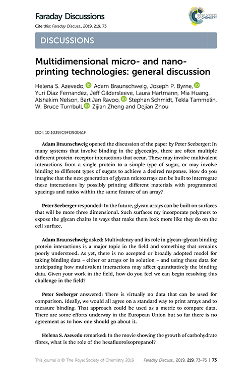 Multidimensional micro- and nano-printing technologies: general discussion