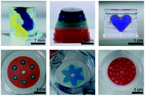 Graphical abstract: Layer-by-layer fabrication of 3D hydrogel structures using open microfluidics