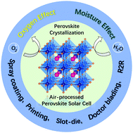 Graphical abstract: Progress in air-processed perovskite solar cells: from crystallization to photovoltaic performance
