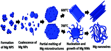 Graphical abstract: Substrate-independent and catalyst-free synthesis of magnesium nanowires