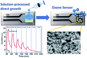 Graphical abstract: Ligand-free all-inorganic metal halide nanocubes for fast, ultra-sensitive and self-powered ozone sensors