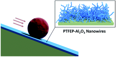 Graphical abstract: PTFEP–Al2O3 hybrid nanowires reducing thrombosis and biofouling