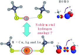 Graphical abstract: Does gold behaves as hydrogen? A joint theoretical and experimental study