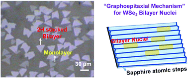 Graphical abstract: Growth of 2H stacked WSe2 bilayers on sapphire