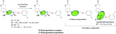 Graphical abstract: Secondary compounds in the catalytic hydrogenation of enone and allylic alcohol prostaglandin intermediates: isolation, characterization, and X-ray crystallography