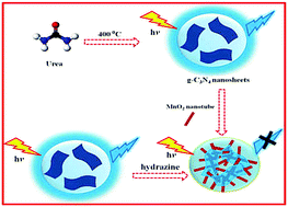 Graphical abstract: Turn-on fluorescence sensing of hydrazine using MnO2 nanotube-decorated g-C3N4 nanosheets