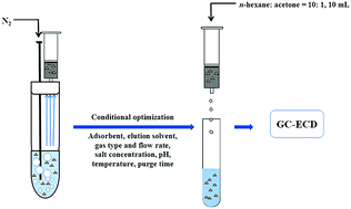 Graphical abstract: Analysis of volatile organic compounds in environmental matrices by nitrogen-assisted headspace solid-phase extraction