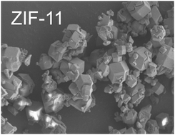Graphical abstract: Synthesis of ZIF-11 crystals by microwave heating