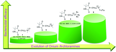 Graphical abstract: Synthesis of sulfonium N-chloramines for antibacterial applications