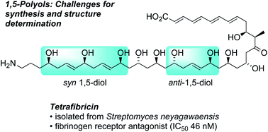 Graphical abstract: Inspirations from tetrafibricin and related polyketides: new methods and strategies for 1,5-polyol synthesis
