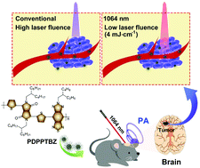 Graphical abstract: A 1064 nm excitable semiconducting polymer nanoparticle for photoacoustic imaging of gliomas