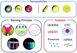 Graphical abstract: Sensing of circulating cancer biomarkers with metal nanoparticles