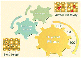 Graphical abstract: Crystal phase effect upon O2 activation on gold surfaces through intrinsic strain