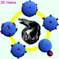 Graphical abstract: 3D halos assembled from Fe3O4/Au NPs with enhanced catalytic and optical properties