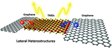 Graphical abstract: Spatially controlled lateral heterostructures of graphene and transition metal dichalcogenides toward atomically thin and multi-functional electronics