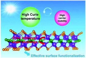 Graphical abstract: High Curie temperature and carrier mobility of novel Fe, Co and Ni carbide MXenes