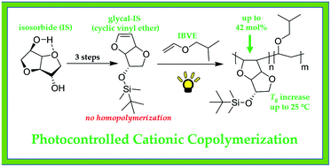 Graphical abstract: Cationic copolymerization of isosorbide towards value-added poly(vinyl ethers)