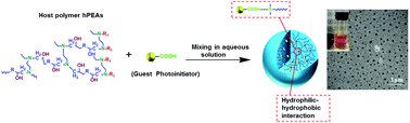 Graphical abstract: A supramolecular polymeric photoinitiator with enhanced dispersion in photo-curing systems