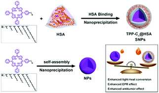 Graphical abstract: Stable supramolecular porphyrin@albumin nanoparticles for optimal photothermal activity