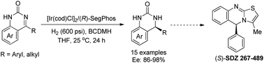 Graphical abstract: Iridium-catalyzed asymmetric hydrogenation of quinazolinones