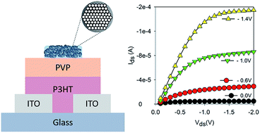 Graphical abstract: A highly porous and conductive composite gate electrode for OTFT sensors