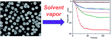Graphical abstract: Towards sensor applications of a polymer/Ag nanoparticle nanocomposite film