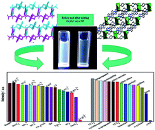 Graphical abstract: Two zinc(ii) coordination polymers based on flexible co-ligands featuring assembly imparted sensing abilities for Cr2O72− and o-NP