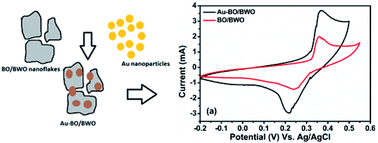 Graphical abstract: Development of pristine and Au-decorated Bi2O3/Bi2WO6 nanocomposites for supercapacitor electrodes