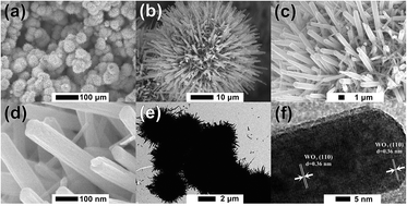 Graphical abstract: Synthesis of three-dimensional hierarchical furball-like tungsten trioxide microspheres for high performance supercapacitor electrodes