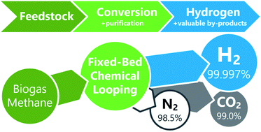 Graphical abstract: Co-production of pure hydrogen, carbon dioxide and nitrogen in a 10 kW fixed-bed chemical looping system