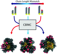Graphical abstract: Predicting the effect of chain-length mismatch on phase separation in noble metal nanoparticle monolayers with chemically mismatched ligands