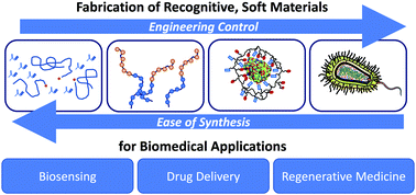 Graphical abstract: Molecular recognition with soft biomaterials