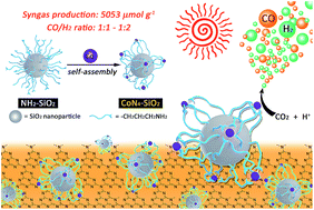 Graphical abstract: Facile formation of CoN4 active sites onto a SiO2 support to achieve robust CO2 and proton reduction in a noble-metal-free photocatalytic system
