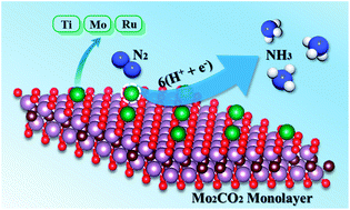 Graphical abstract: Single atom-supported MXene: how single-atomic-site catalysts tune the high activity and selectivity of electrochemical nitrogen fixation