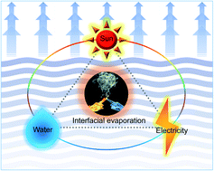 Graphical abstract: Solar evaporation for simultaneous steam and power generation