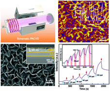 Graphical abstract: Controllable growth of vertically oriented graphene for high sensitivity gas detection