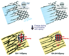 Graphical abstract: Construction of highly aligned graphene-based aerogels and their epoxy composites towards high thermal conductivity