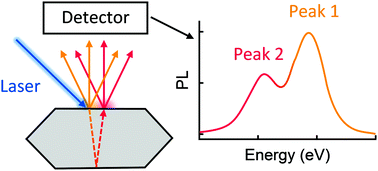 Graphical abstract: Double peak emission in lead halide perovskites by self-absorption