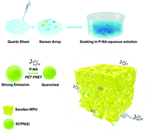 Graphical abstract: Fluorescent electronic tongue supported with water-borne polyurethane for the discrimination of nitroaromatics in aqueous solution