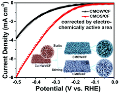 Graphical abstract: Dynamically controlled growth of Cu–Mo–O nanosheets for efficient electrocatalytic hydrogen evolution
