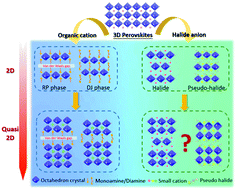 Graphical abstract: Recent progress of anion-based 2D perovskites with different halide substitutions