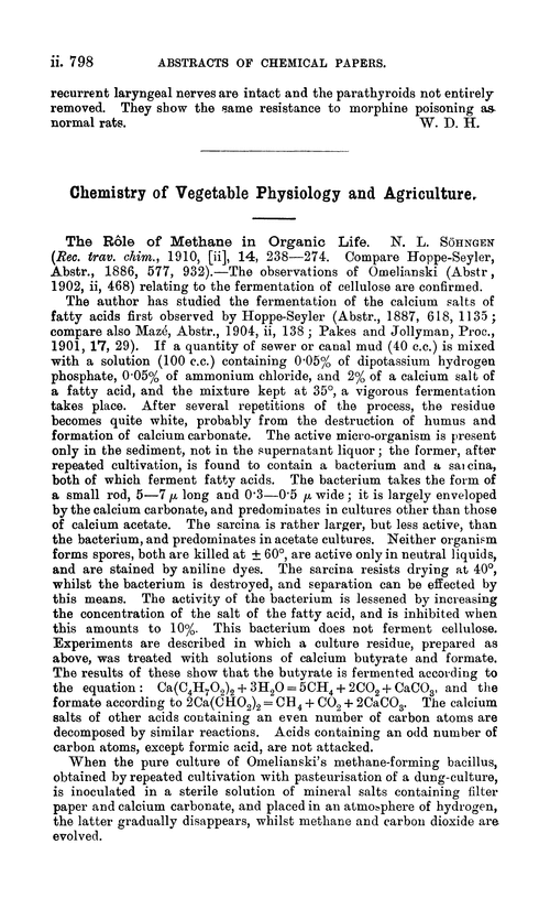 Chemistry of vegetable physiology and agriculture