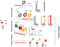 Graphical abstract: Diagnosis of cancer at early stages based on the multiplex detection of tumor markers using metal nanoclusters
