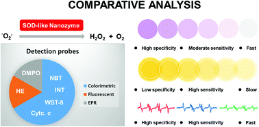 Graphical abstract: In vitro measurement of superoxide dismutase-like nanozyme activity: a comparative study