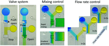 Graphical abstract: Flow control in a laminate capillary-driven microfluidic device